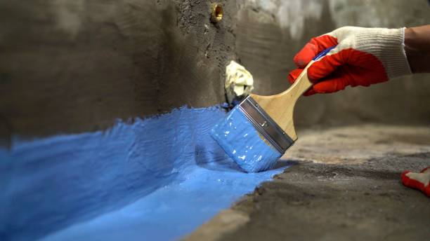 Commercial Waterproofing project at a Greensboro, MD business property by SJ Waterproofing Pros